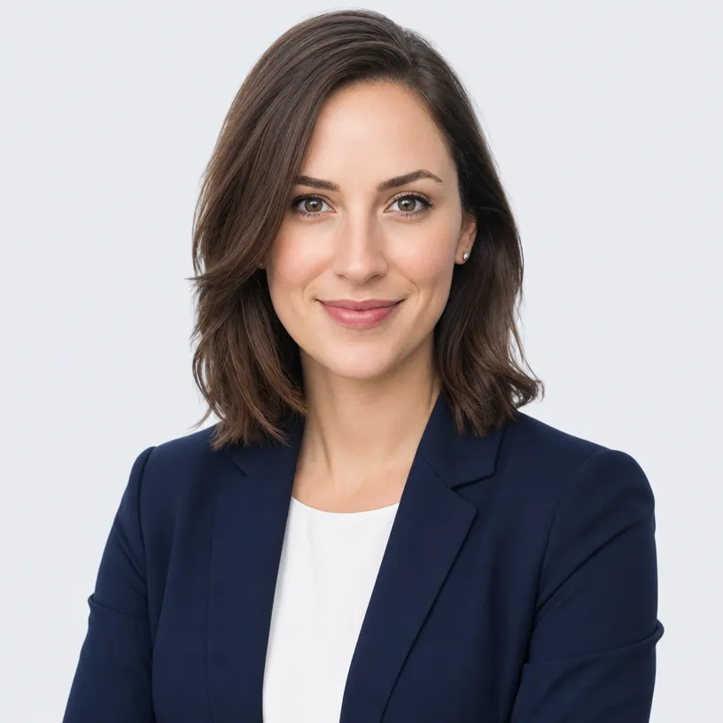 Portrait of Sarah M., agency co-founder