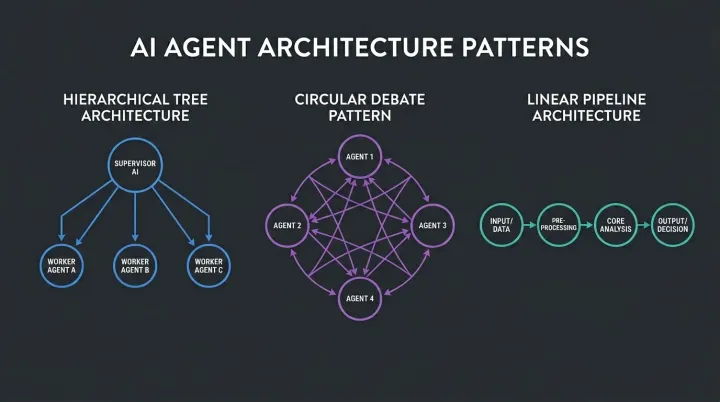 Architecture diagram of a multi agent AI system showing roles and handoffs