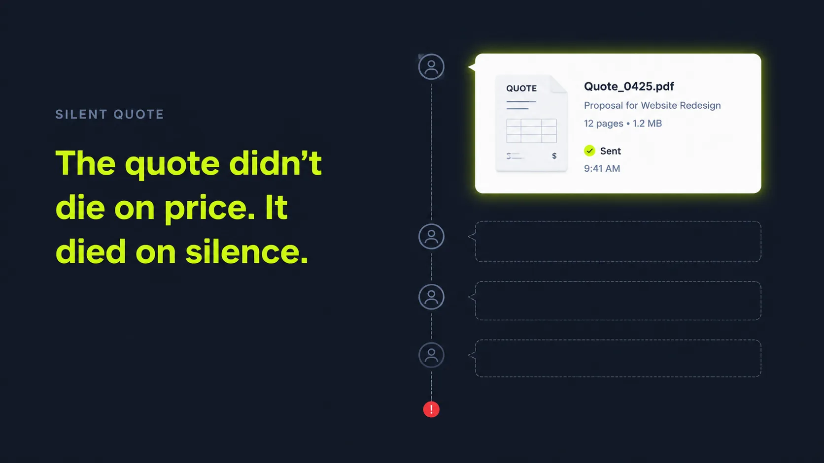 Quote Follow-Up Automation: Recover Silent Proposals | SkoreFlow